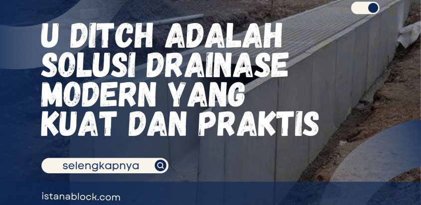 U Ditch Adalah Solusi Drainase Modern yang Kuat dan Praktis