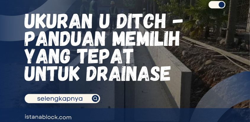 Ukuran U Ditch – Panduan Memilih yang Tepat untuk Drainase