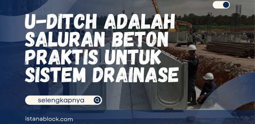 U-Ditch Adalah Saluran Beton Praktis untuk Sistem Drainase