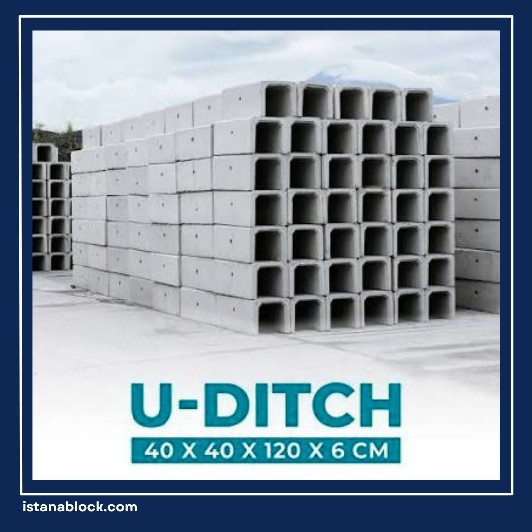 Ukuran U Ditch 40x40