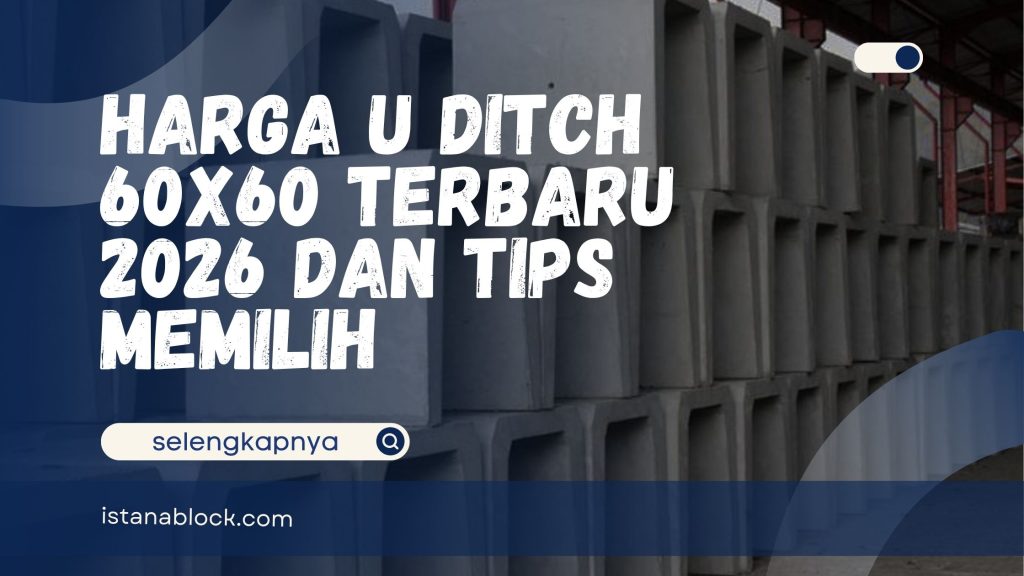 Harga U Ditch 60x60