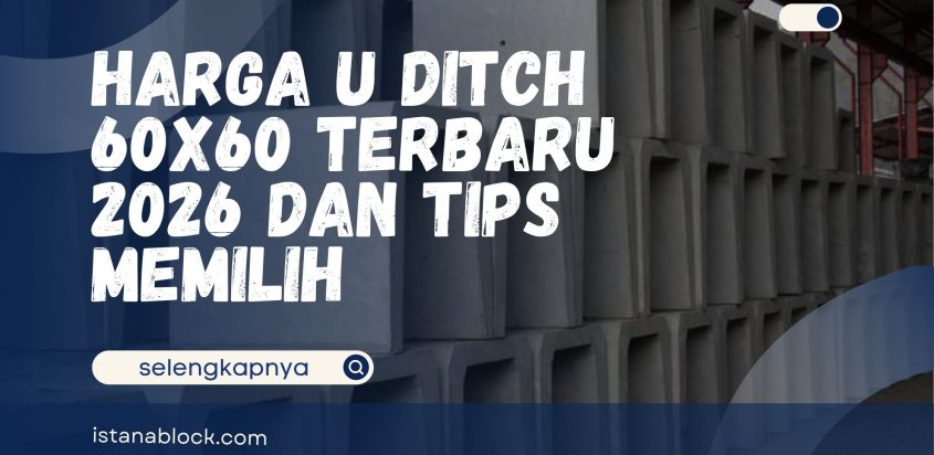 Harga U Ditch 60x60