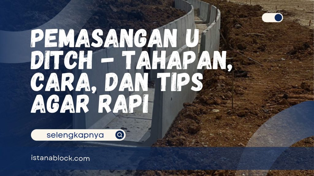 Pemasangan U Ditch