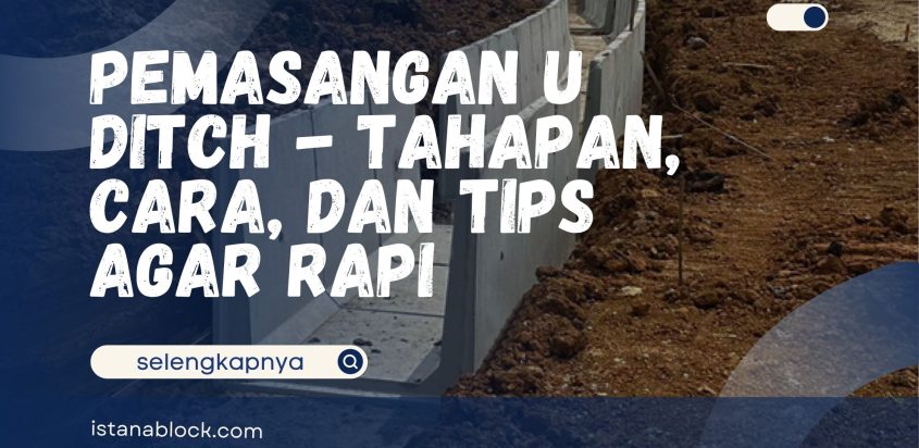 Pemasangan U Ditch