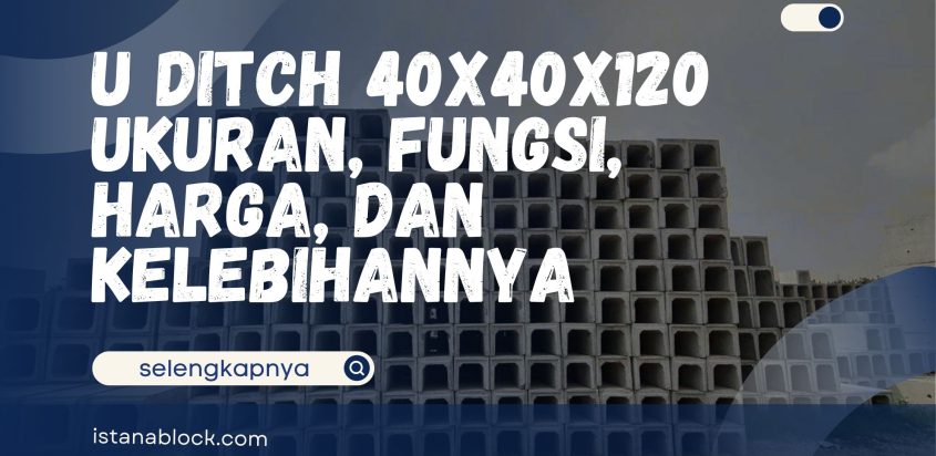 U Ditch 40x40x120