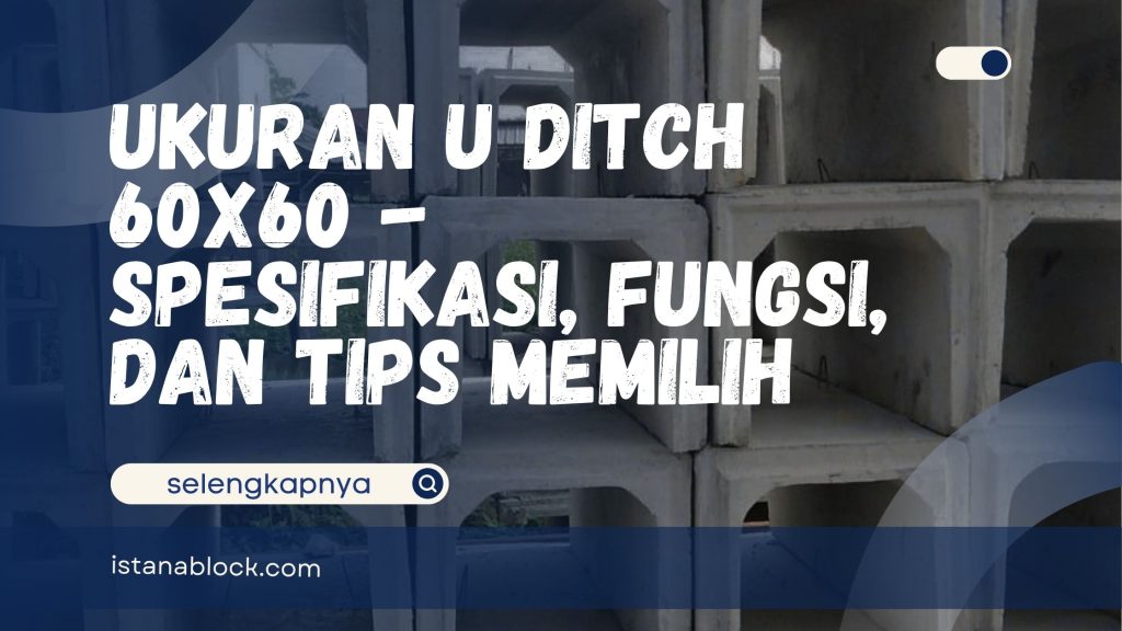 Ukuran U Ditch 60x60