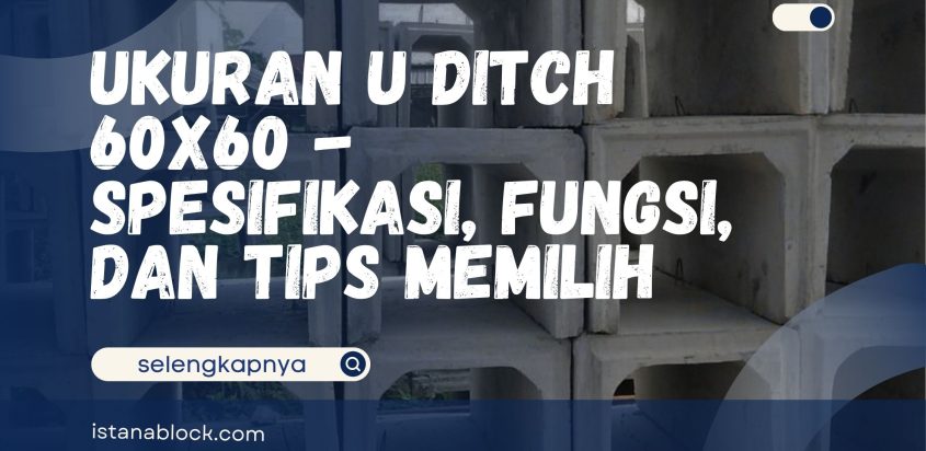 Ukuran U Ditch 60x60